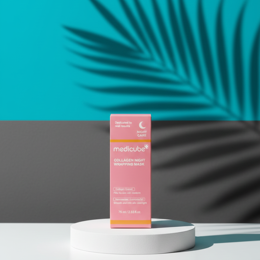 Medicube Collagen Night Cocoon Mask – Wake Up to Firmer, Plumper Skin | Night Wrapping Care | 75 ml