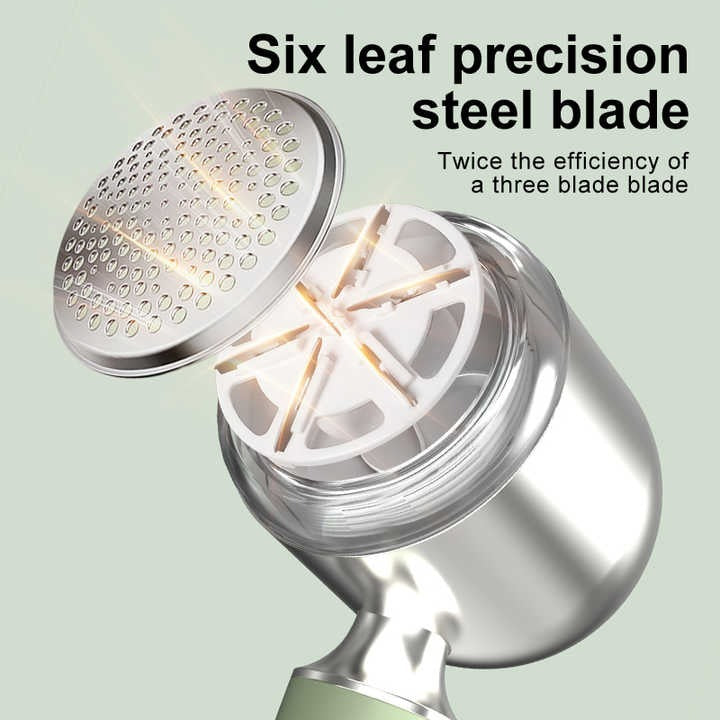 KST M6 Rechargeable Electric Lint Remover High Performance Fabric Shaver For Clothes Sweaters And Upholstery (Random Color)