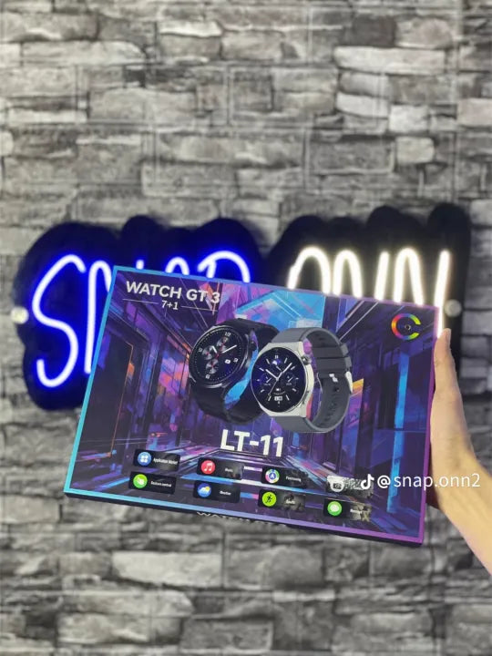 LT-11 GT 3 Smart Watch | 1.3" Touchscreen, Fitness Tracker, Heart Rate & Notifications