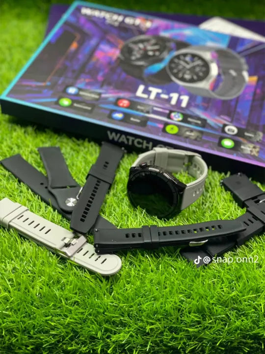 LT-11 GT 3 Smart Watch | 1.3" Touchscreen, Fitness Tracker, Heart Rate & Notifications
